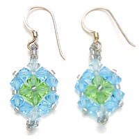 crystal stud earrings