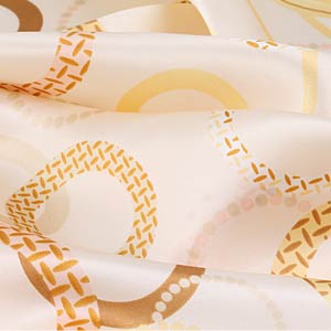 The detailed picture of silk square scarf