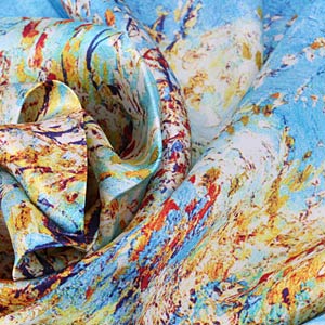 The detailed picture of 65×65cm Medium silk square scarves