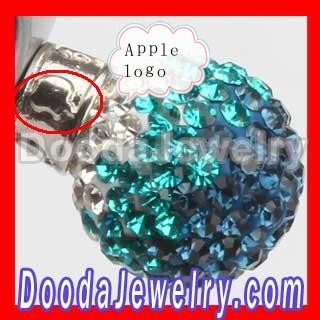 wholesale Swarovski Ball Earphone Jack Plug for iphone