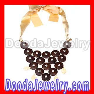 Ribbon Casablanca Bib Necklace