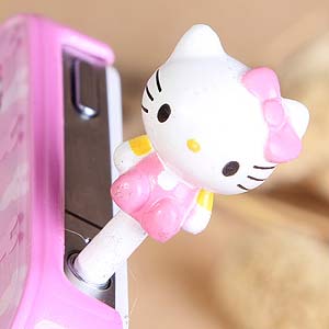 hello ketty cat earphone jace plug