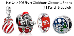 christmas charm beads