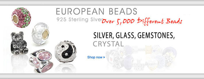 925 silver European Beads